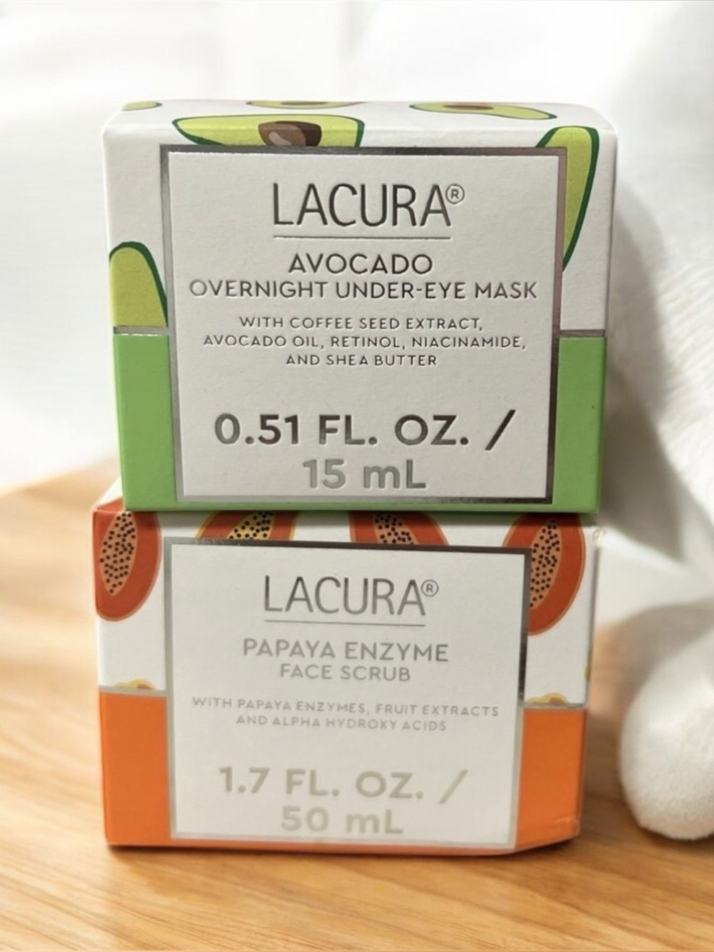 LaCura Avocado and Papaya  Skincare Set